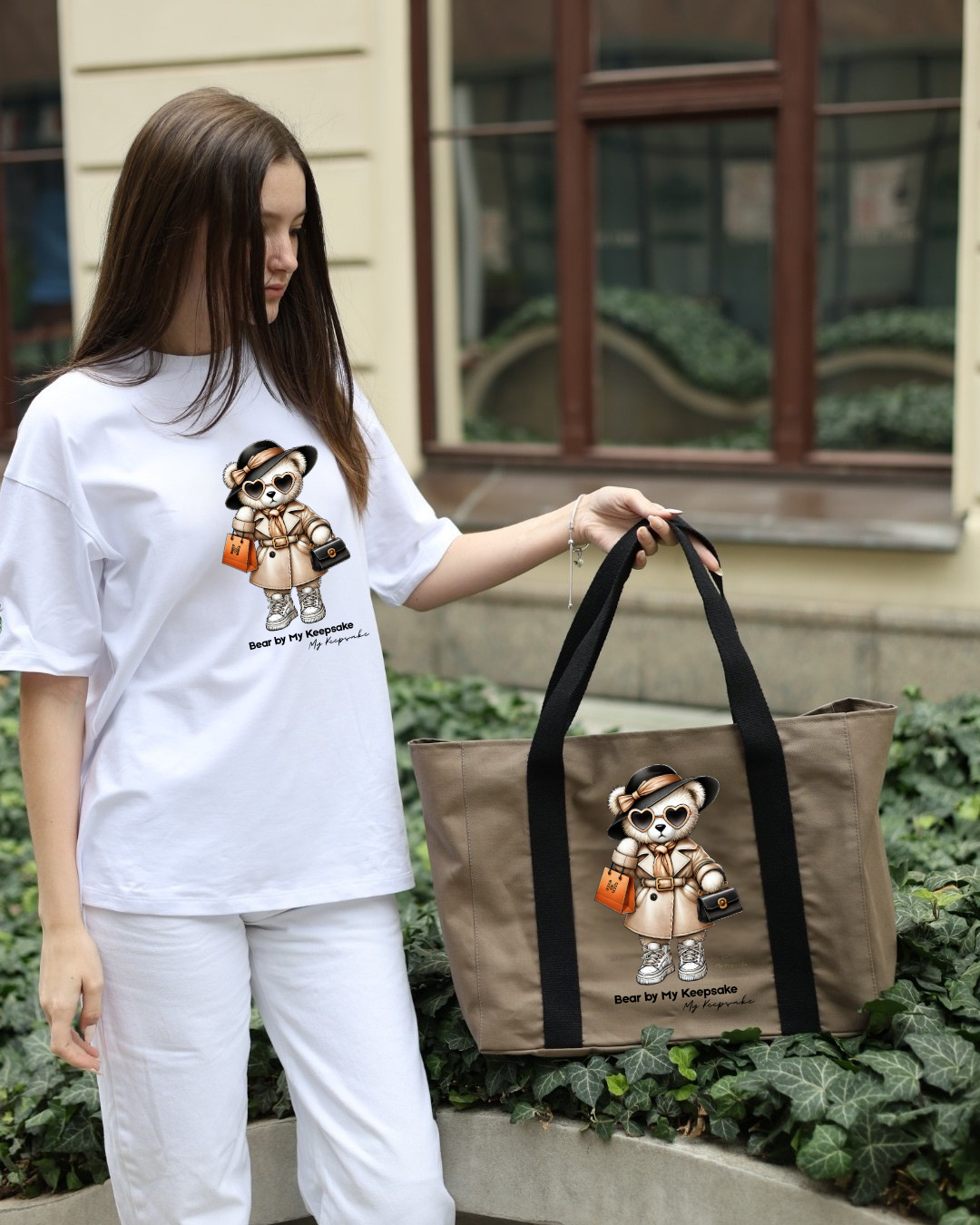 Canvas bag - Miss Bear by My Keepsake