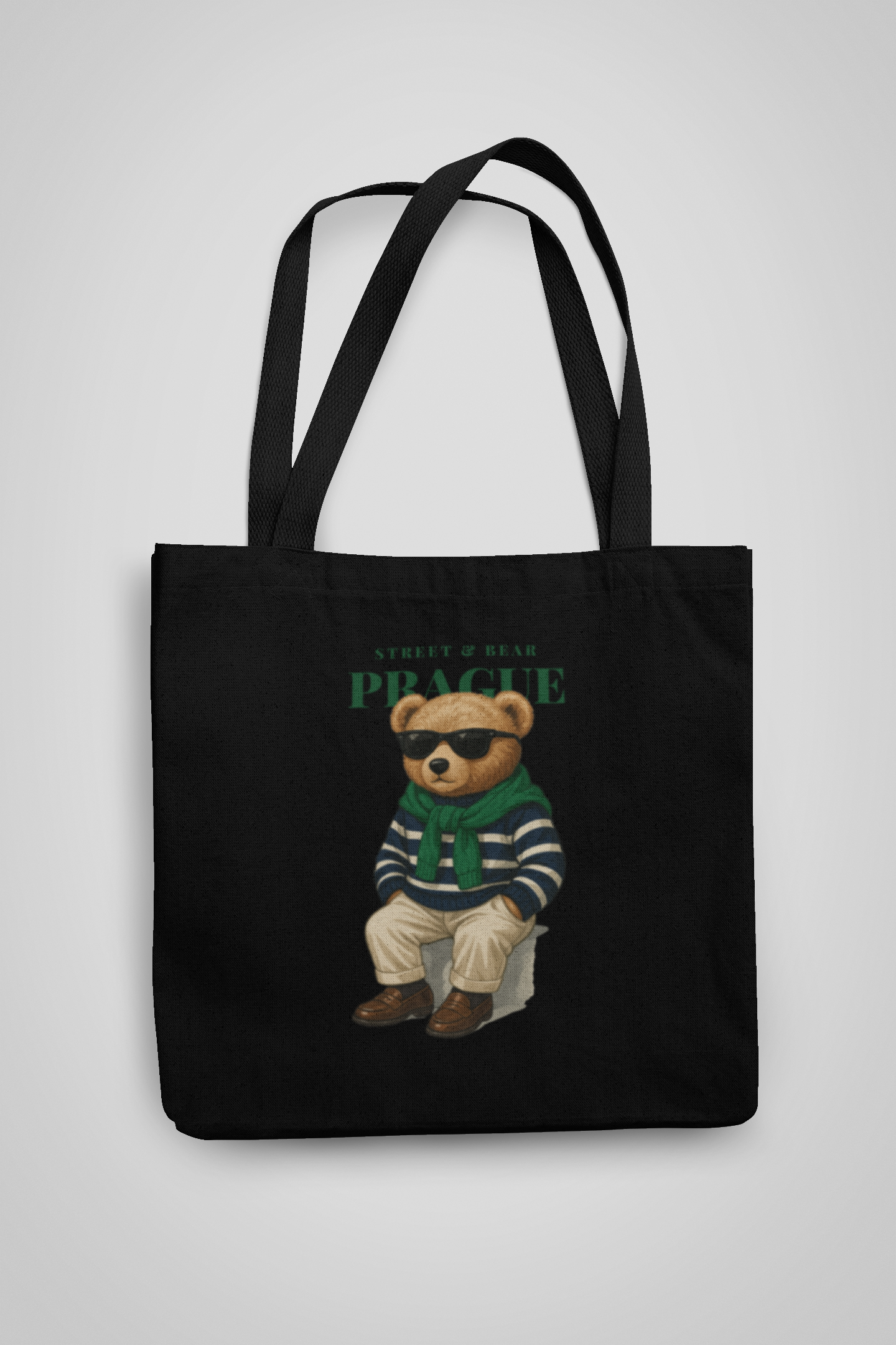 Eco shopping bag made of 100% cotton — handmade in the Czech Republic