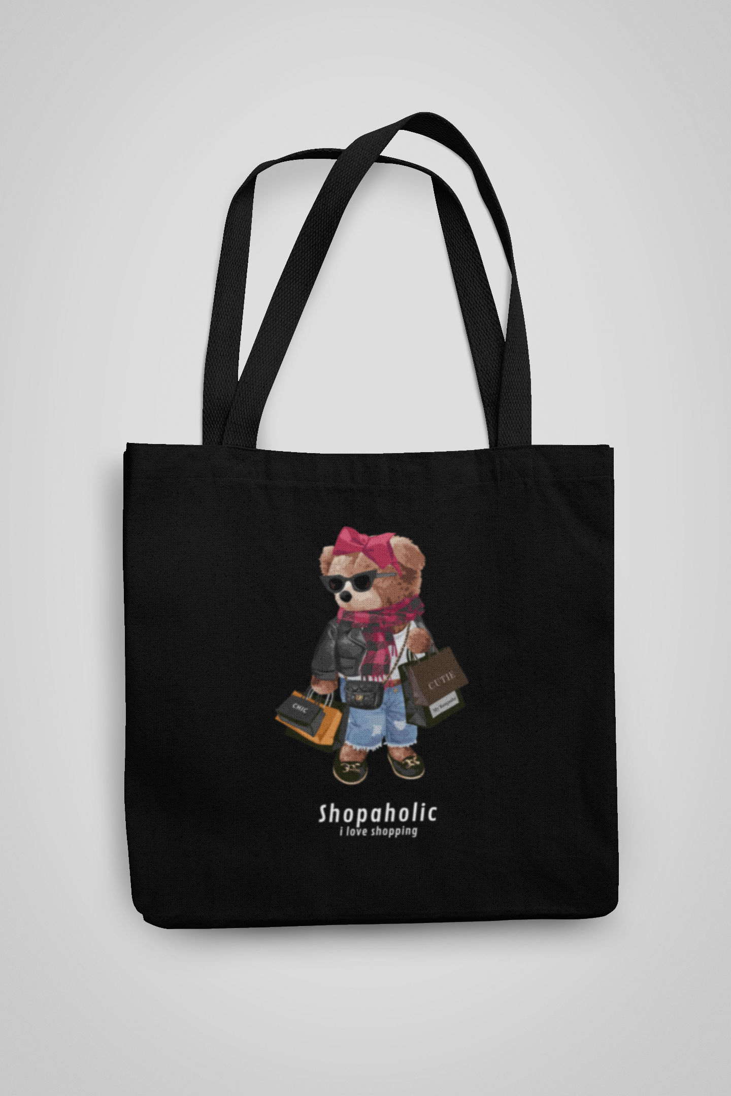 Eco shopping bag made of 100% cotton — handmade in the Czech Republic