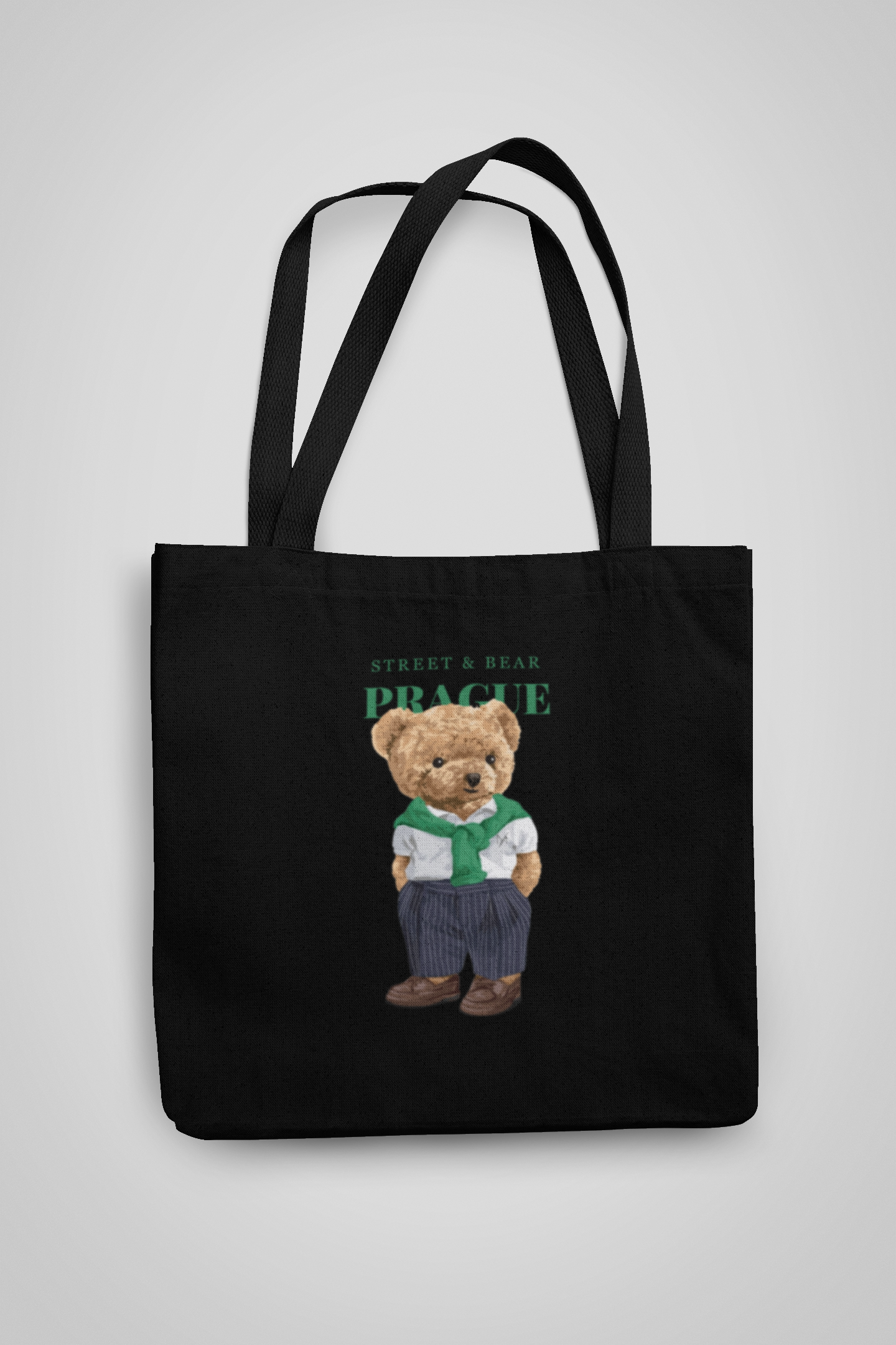 Eco shopping bag made of 100% cotton — handmade in the Czech Republic