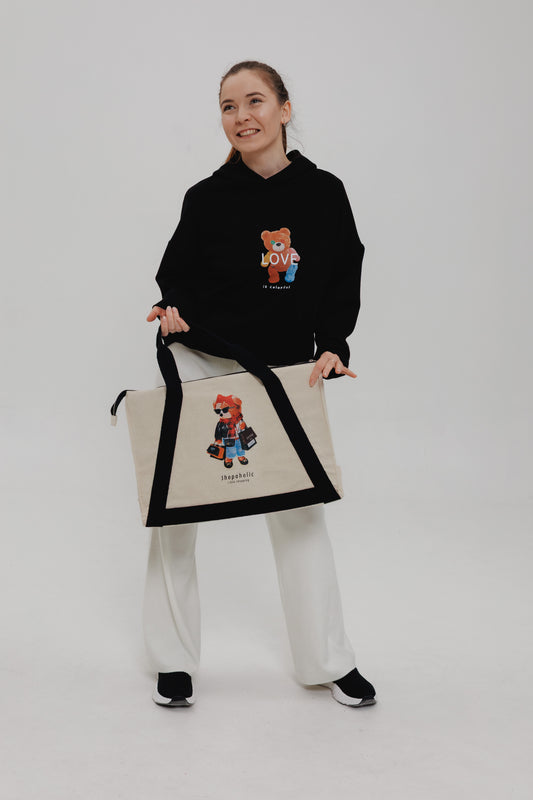 Сумка Tote Bag XL – Bear Shopaholic