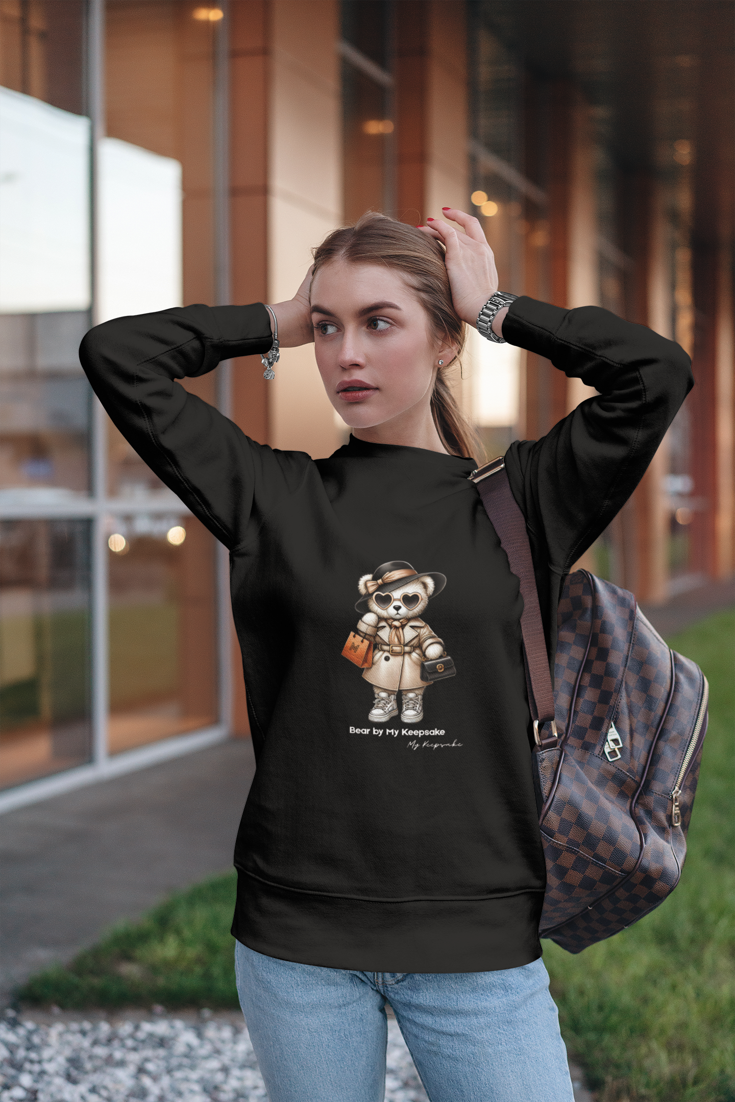 Stylová mikina Miss Bear by My Keepsake