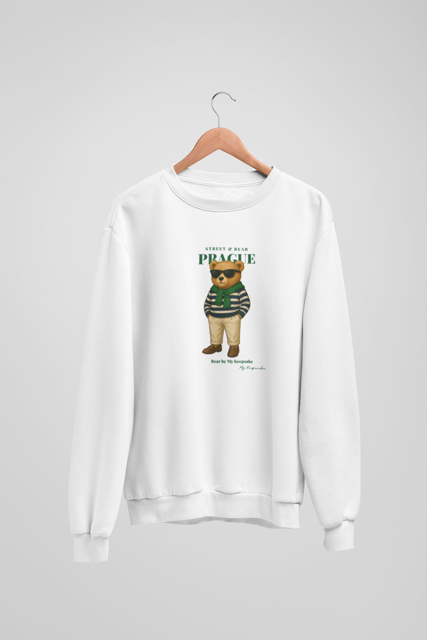 Unisex sweatshirt Bear by My Keepsake - Street & Bear PRAGUE