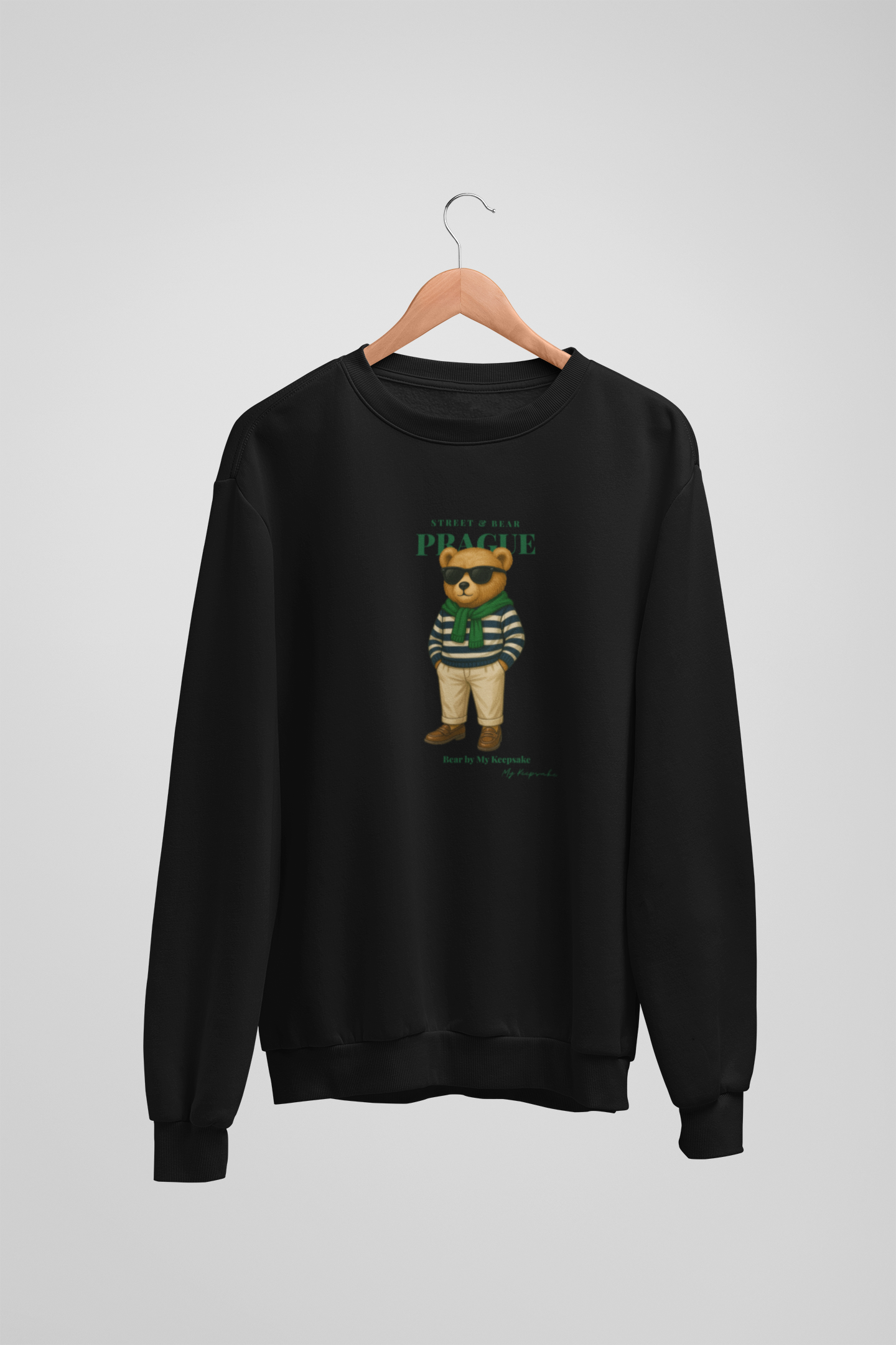 Unisex sweatshirt Bear by My Keepsake - Street & Bear PRAGUE