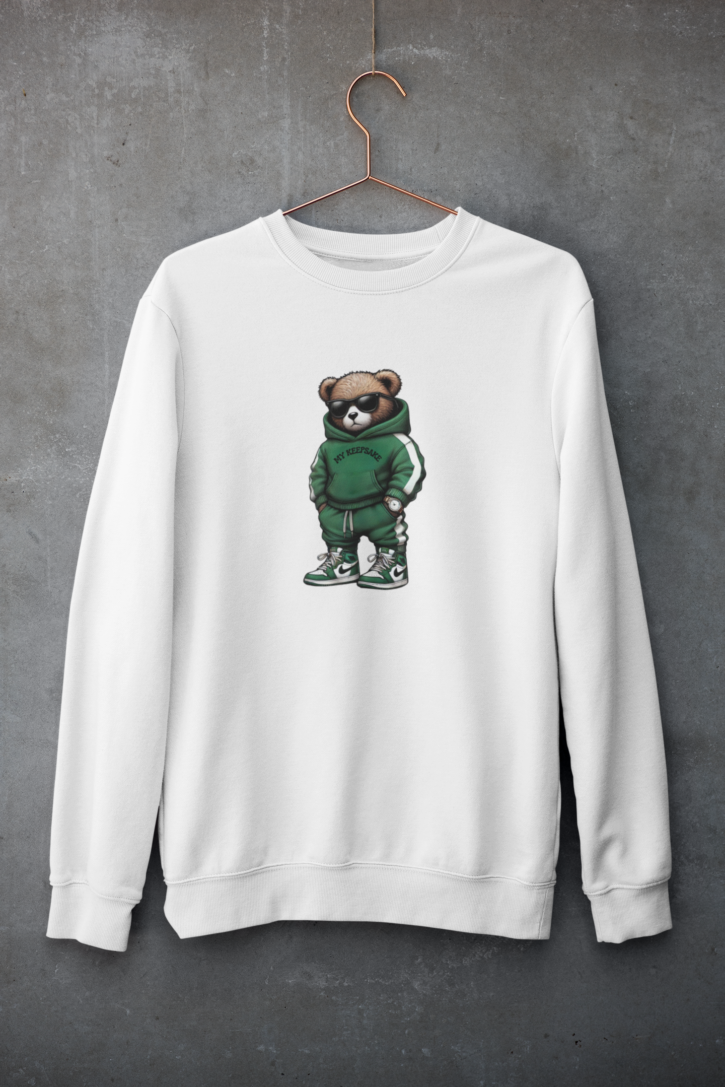 Unisex mikina Bear My Keepsake – medvěd, který tě vystihuje