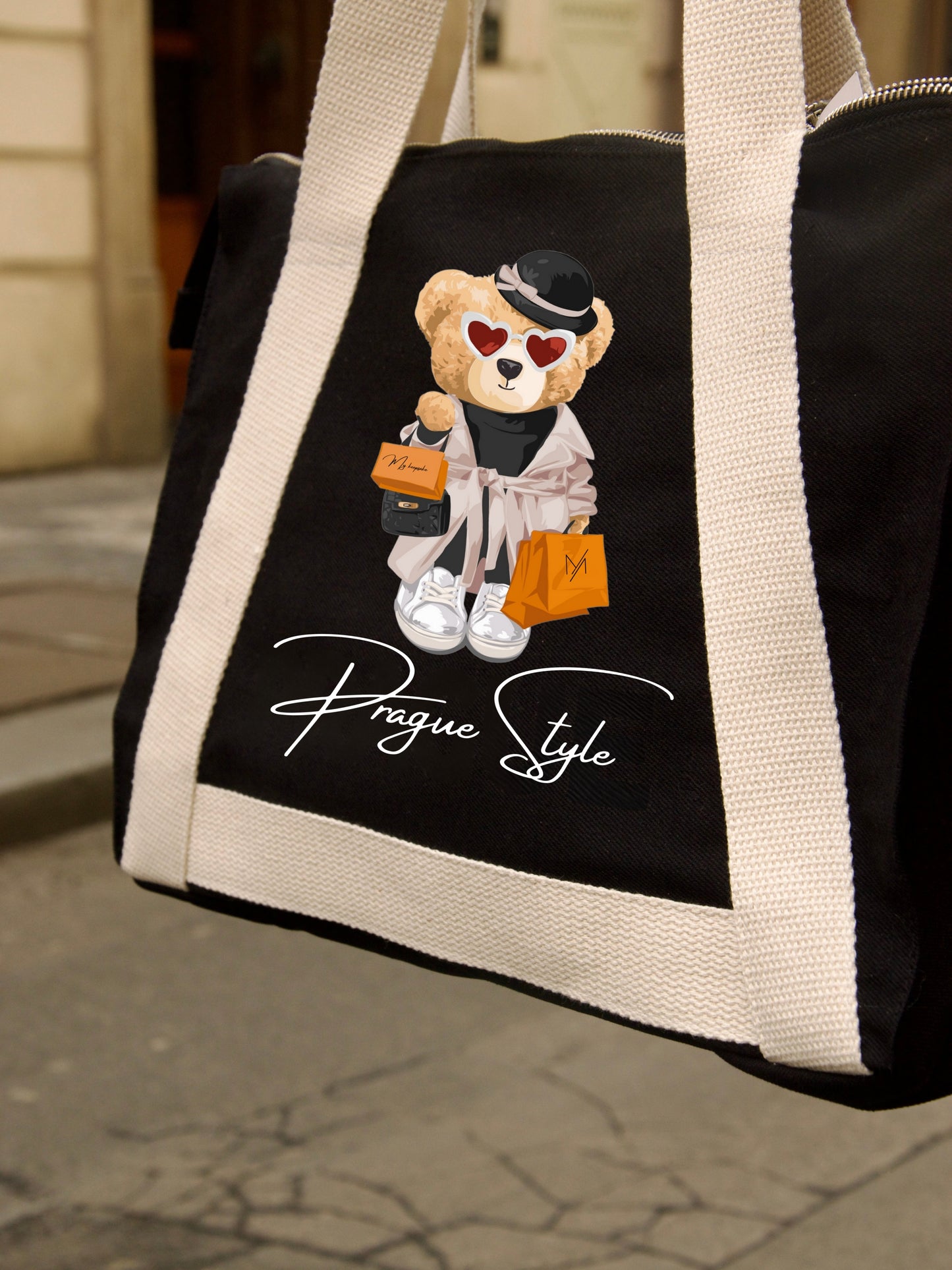 Prague Style Tote Bag – Stylish canvas bag