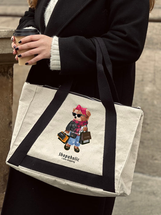 Shopaholic Tote Bag – styl a praktičnost v jednom 