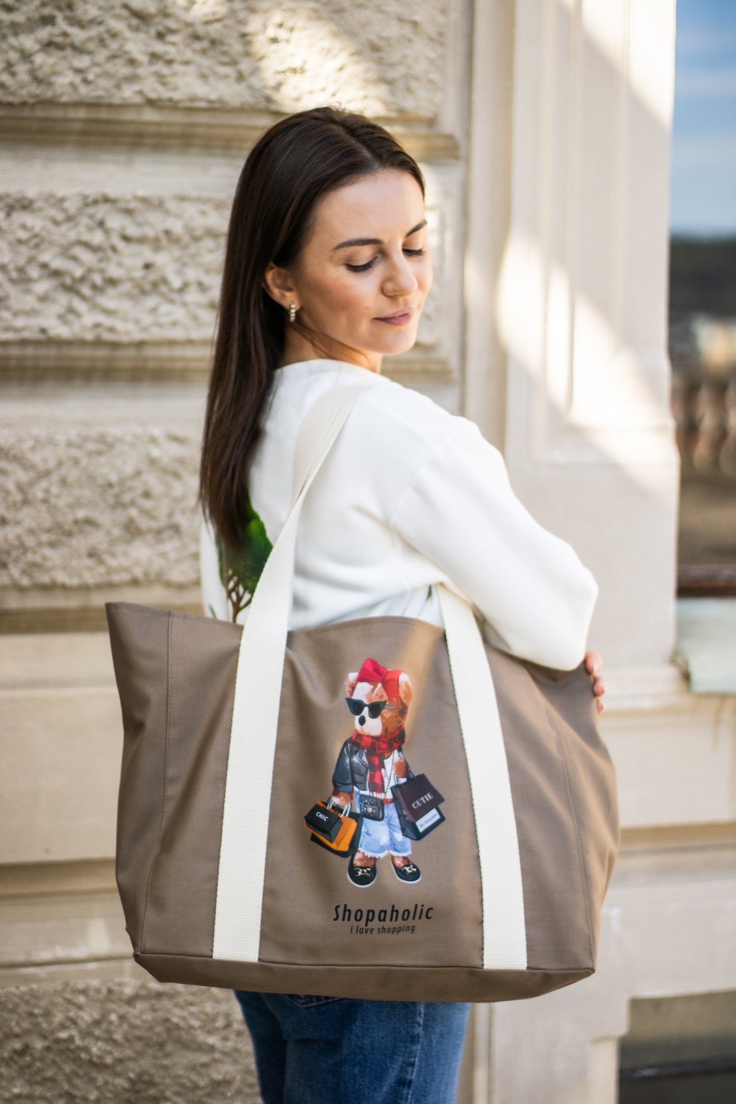Stylová pletená taška Shopaholic | My Keepsake
