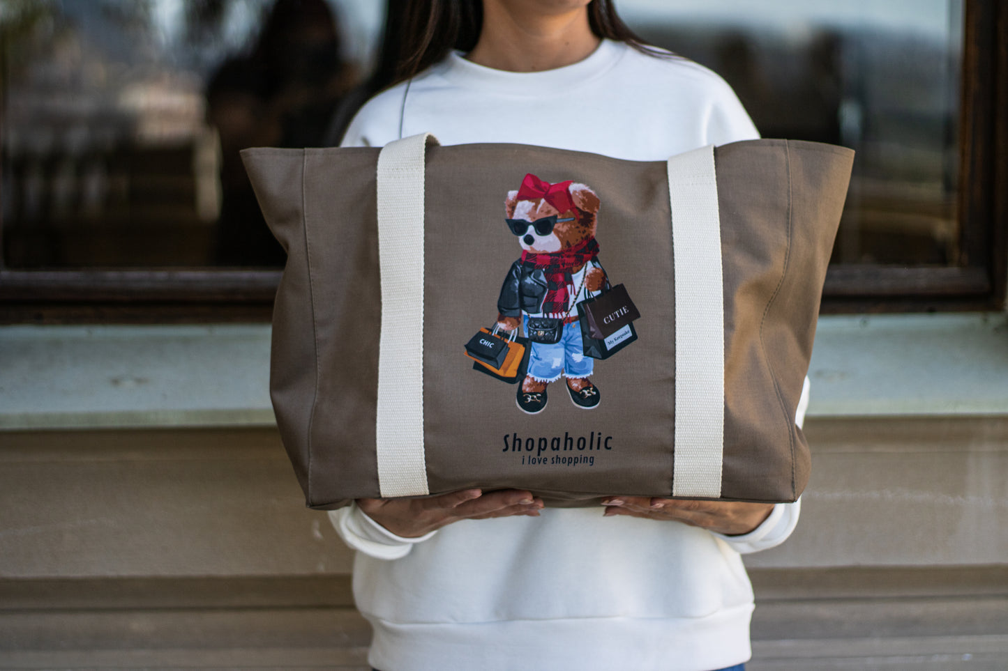 Stylová pletená taška Shopaholic | My Keepsake