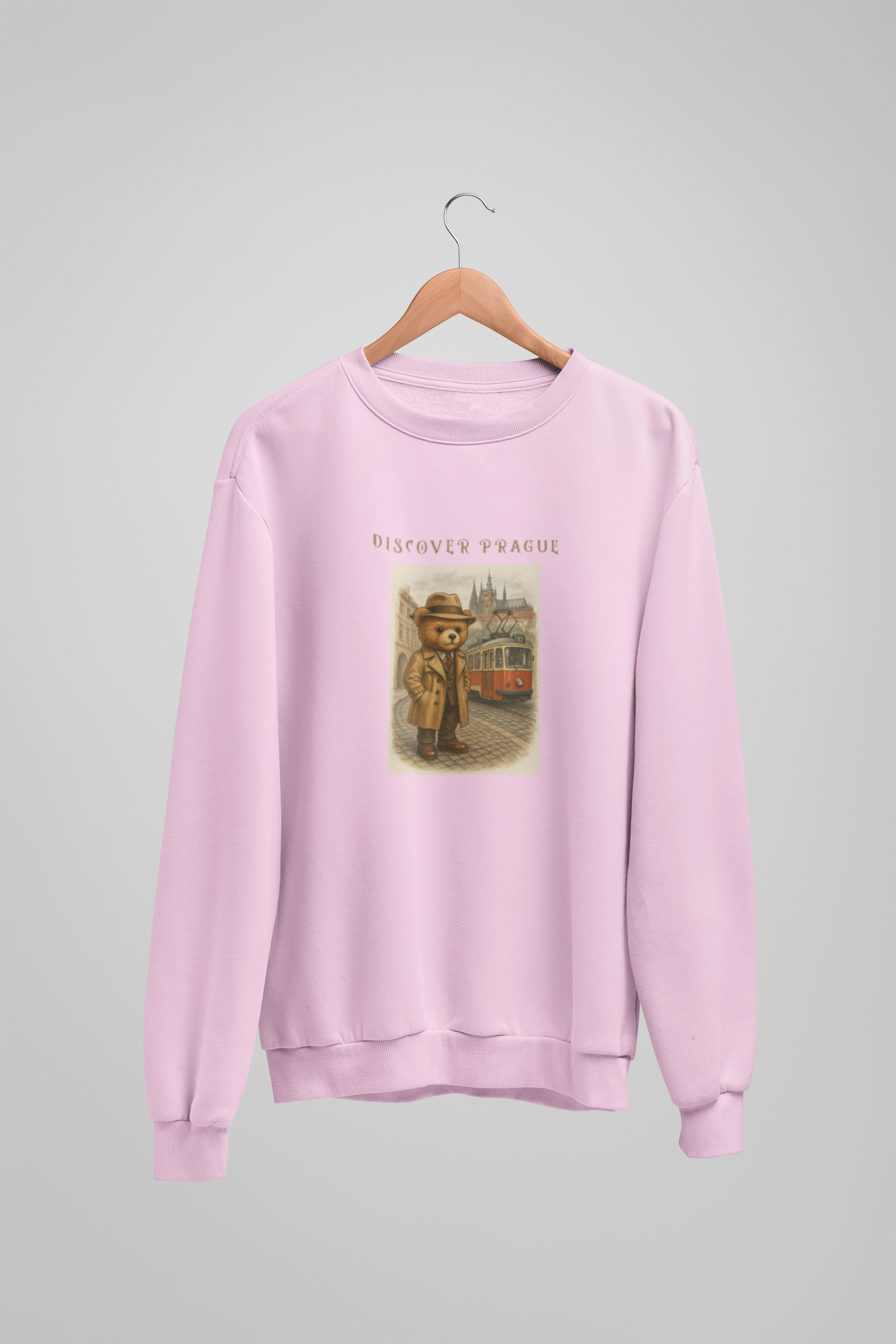 Entdecke das Prager Teddybär-Sweatshirt – ikonischer Prager Stil