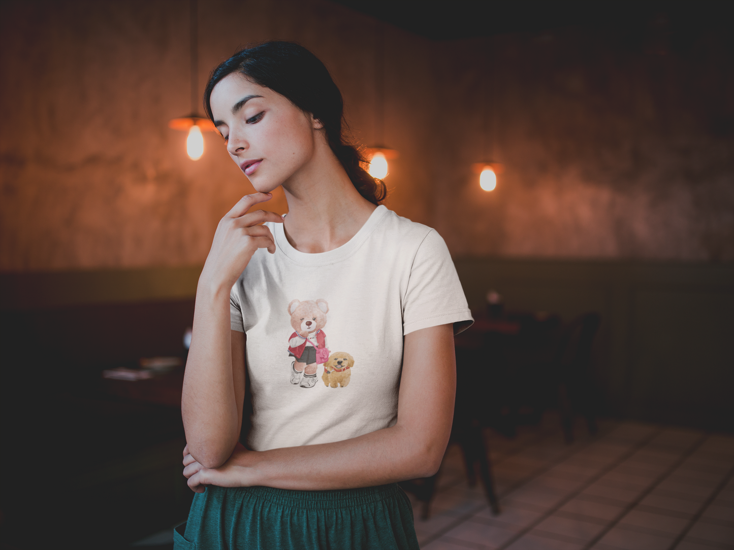 Women's T-shirt - BEAR & FRIEND