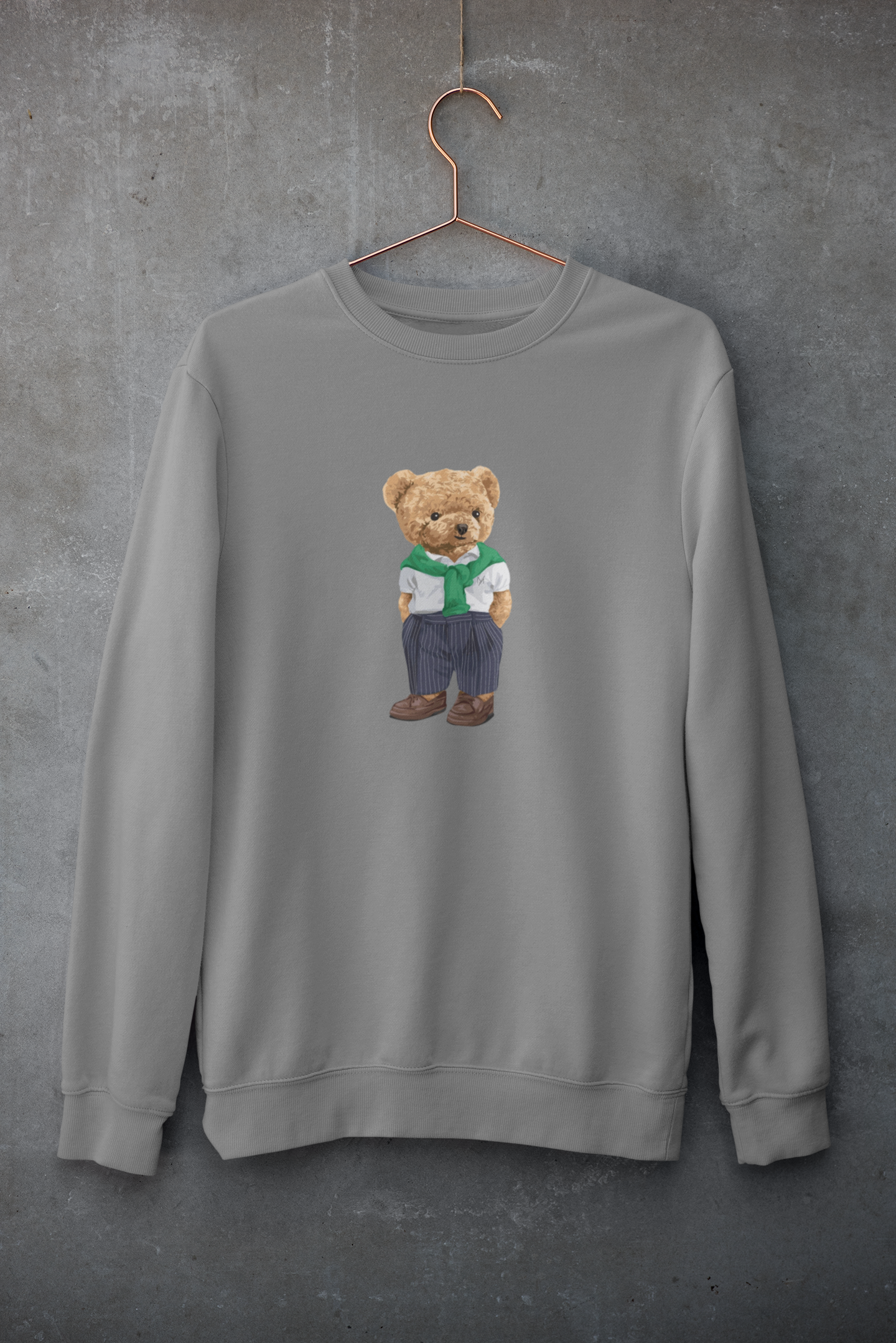 Unisex mikina Street Bear – klid, styl a medvědí vibe