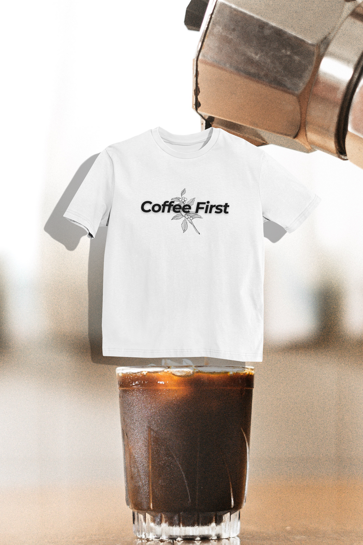 Unisex T-shirt Coffee First