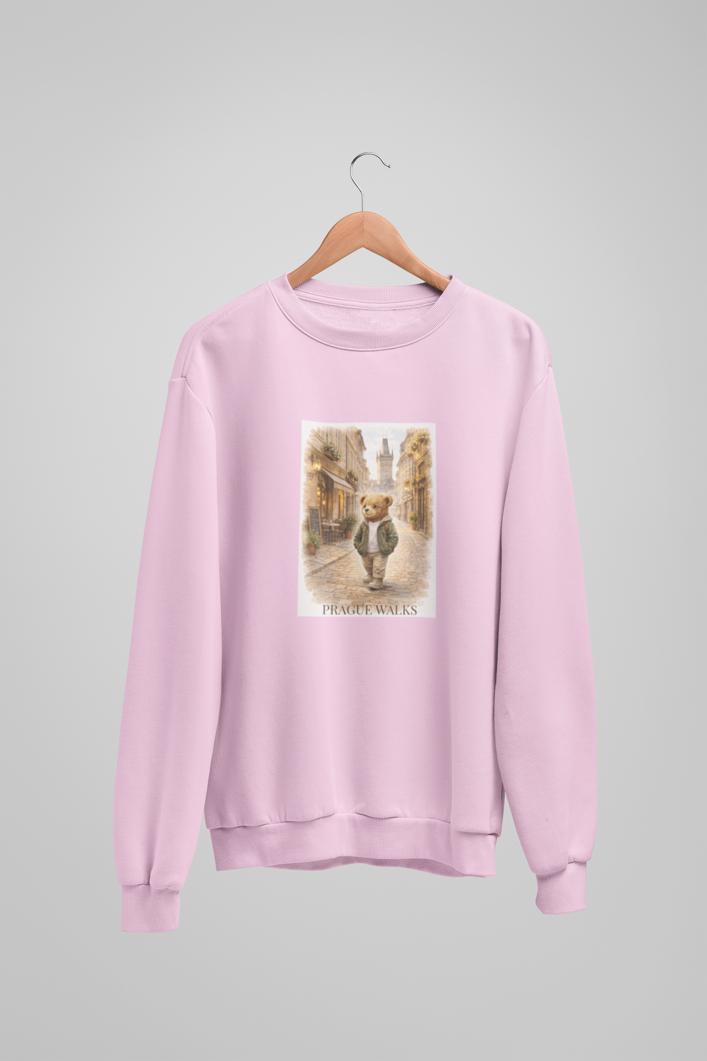 Sweatshirt mit Teddybär Prag Spaziergänge