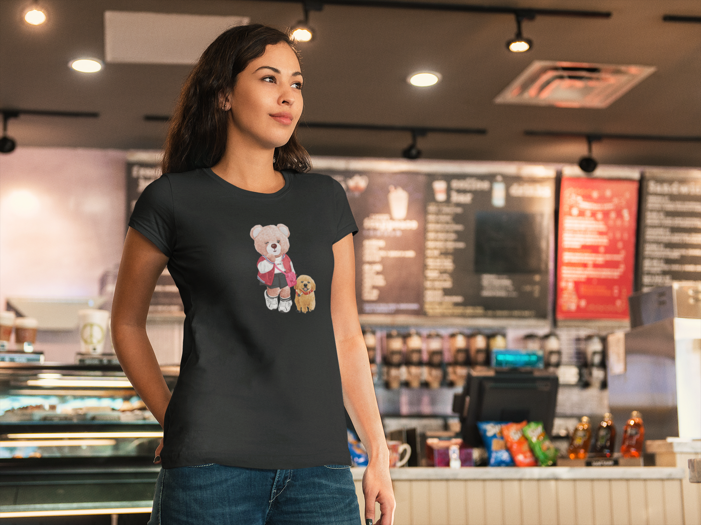 Women's T-shirt - BEAR & FRIEND
