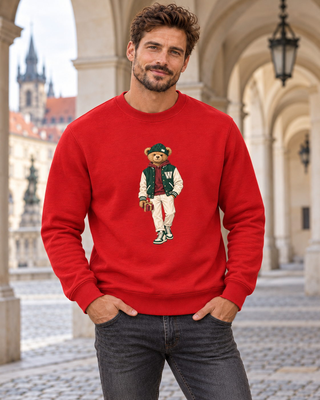 Winter Club – vánoční set mikin pro dospělého a dítě