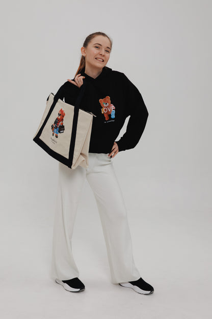 Сумка Tote Bag XL – Bear Shopaholic