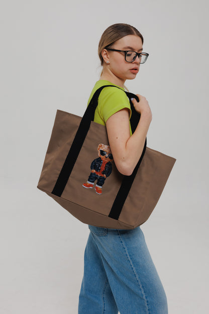Cool Bear Tote Bag | Stylish cotton bag