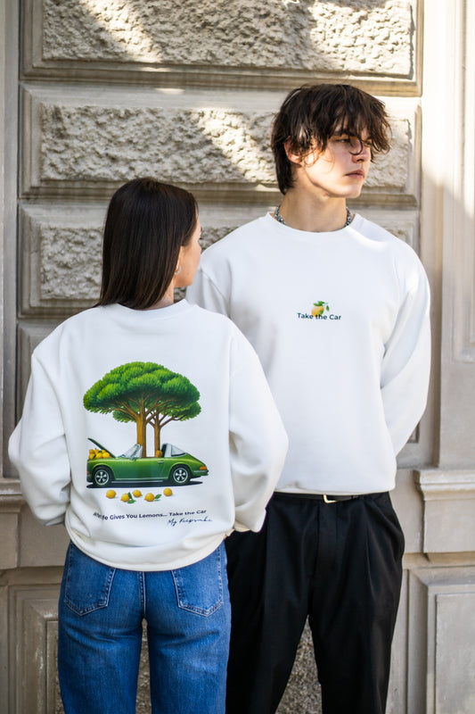 Unisex mikina Take the Car 🍋🚗🌲