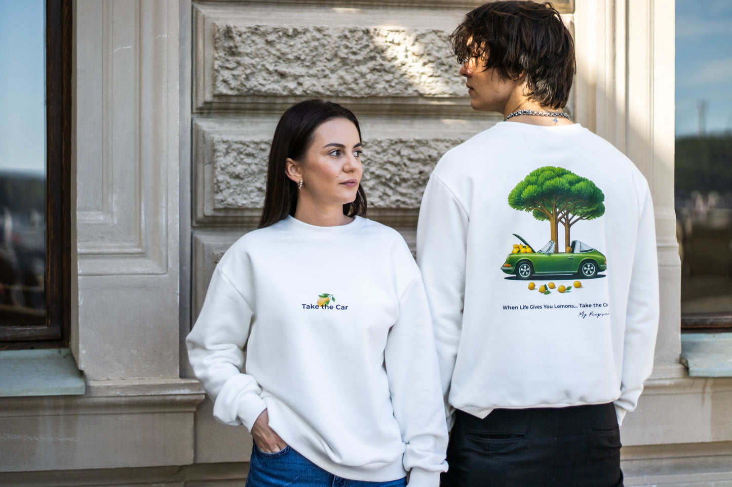 Unisex mikina Take the Car 🍋🚗🌲