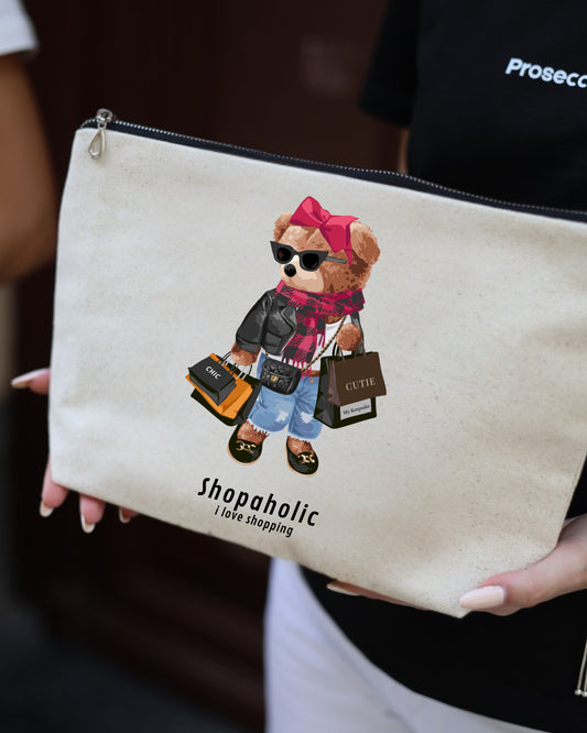Kosmetická taštička Shopaholic i love shopping