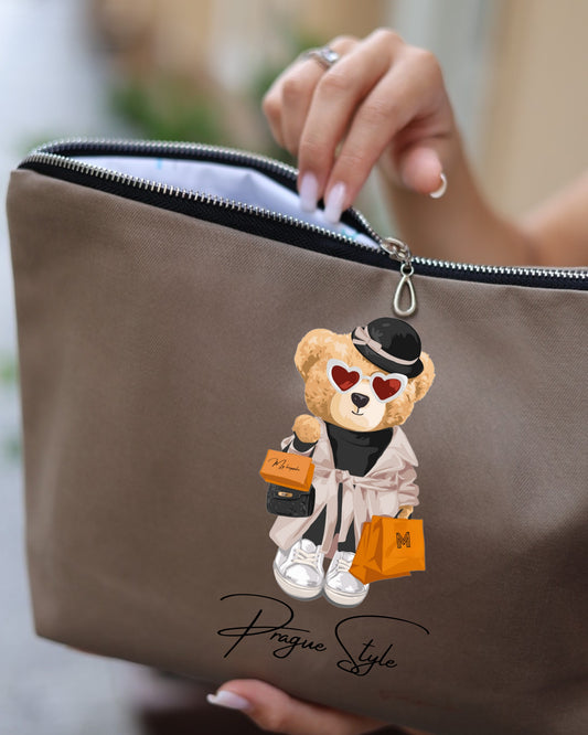 Cosmetic bag Bear Prague Style