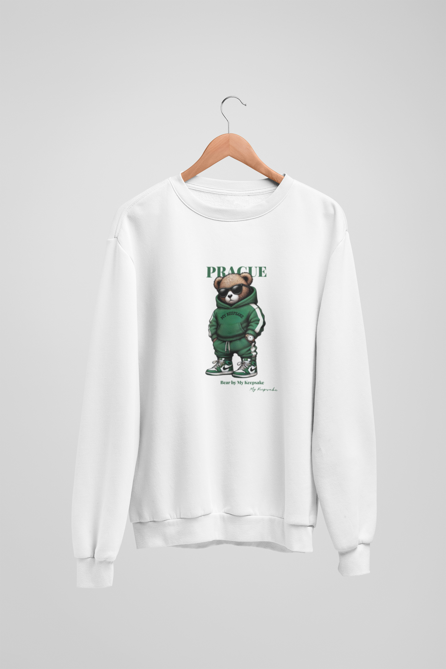 PRAGUE Bear sweatshirt - My Keepsake streetwear teddy bear