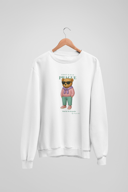 Street &amp; Bear Prague sweatshirt – a stylish teddy bear for the city