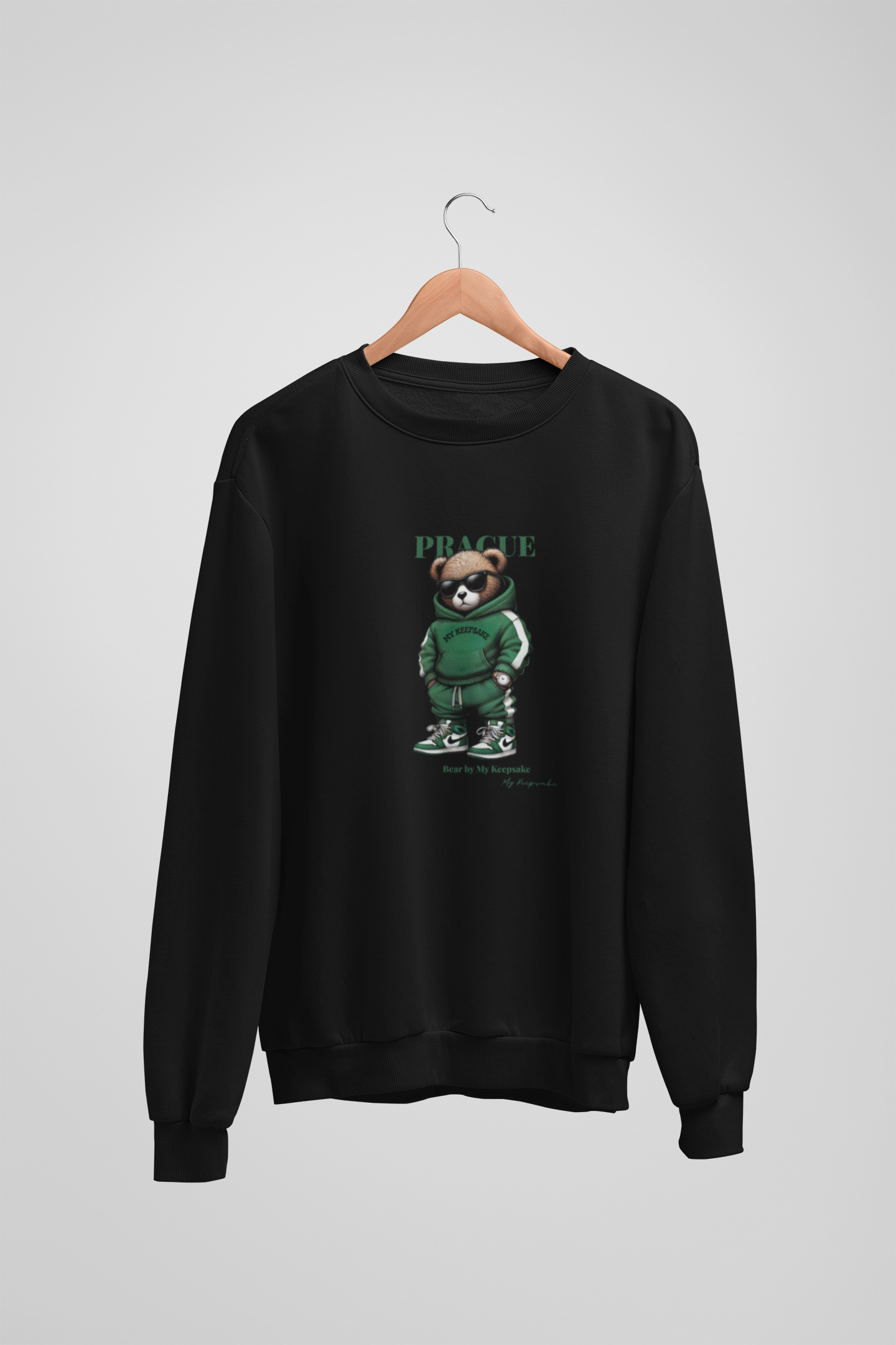 PRAGUE Bear sweatshirt - My Keepsake streetwear teddy bear