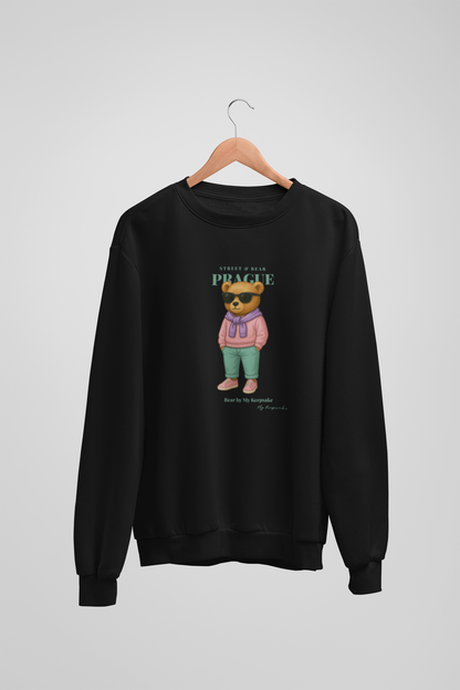 Street &amp; Bear Prague sweatshirt – a stylish teddy bear for the city
