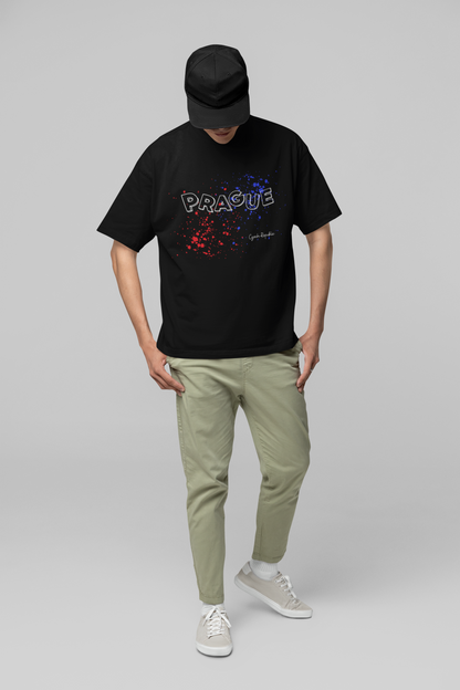 PRAGUE SPLASH – Stylish Prague T-shirt with flag print