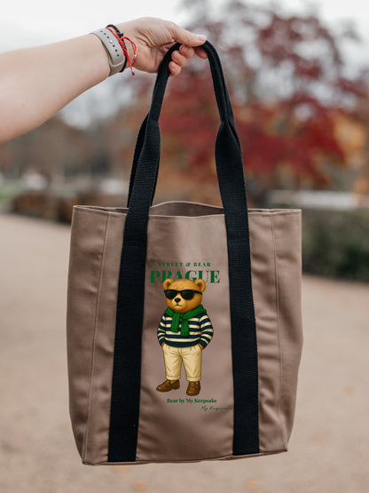 Сумка-шопер Street &amp; Bear Prague – стильний ведмедик