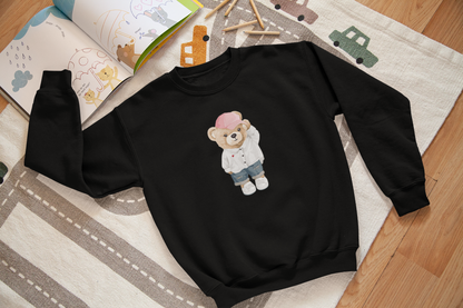 Stylish children's sweatshirt Little Cool Bear (unisex)
