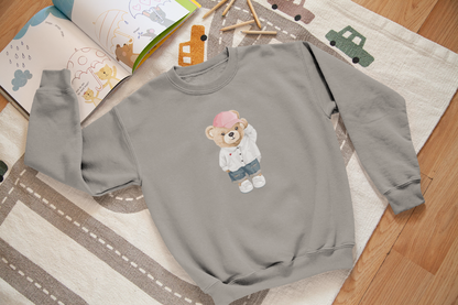 Stylish children's sweatshirt Little Cool Bear (unisex)