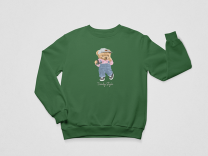 Stylová dětská mikina Trendy Bear Style (unisex)