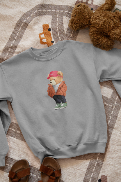 Stylová dětská mikina Urban Bear (unisex)