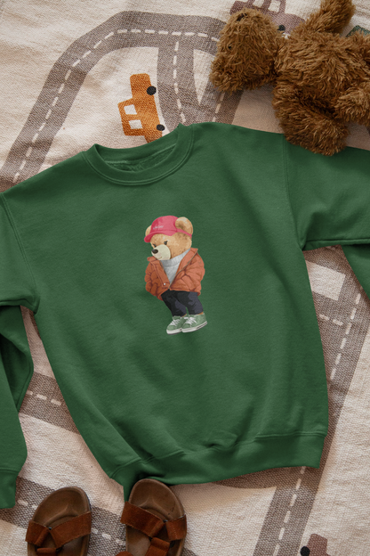 Stylová dětská mikina Urban Bear (unisex)