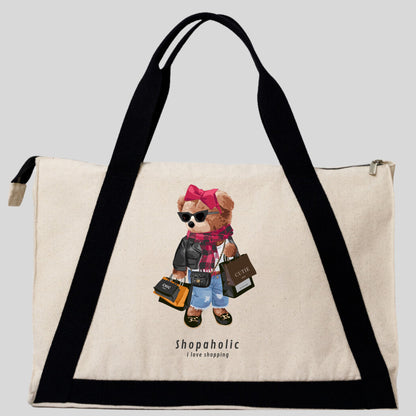Сумка Tote Bag XL – Bear Shopaholic