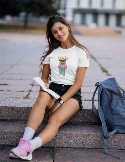 Жіноча футболка Street &amp; Bear Prague – вуличний одяг ведмідь