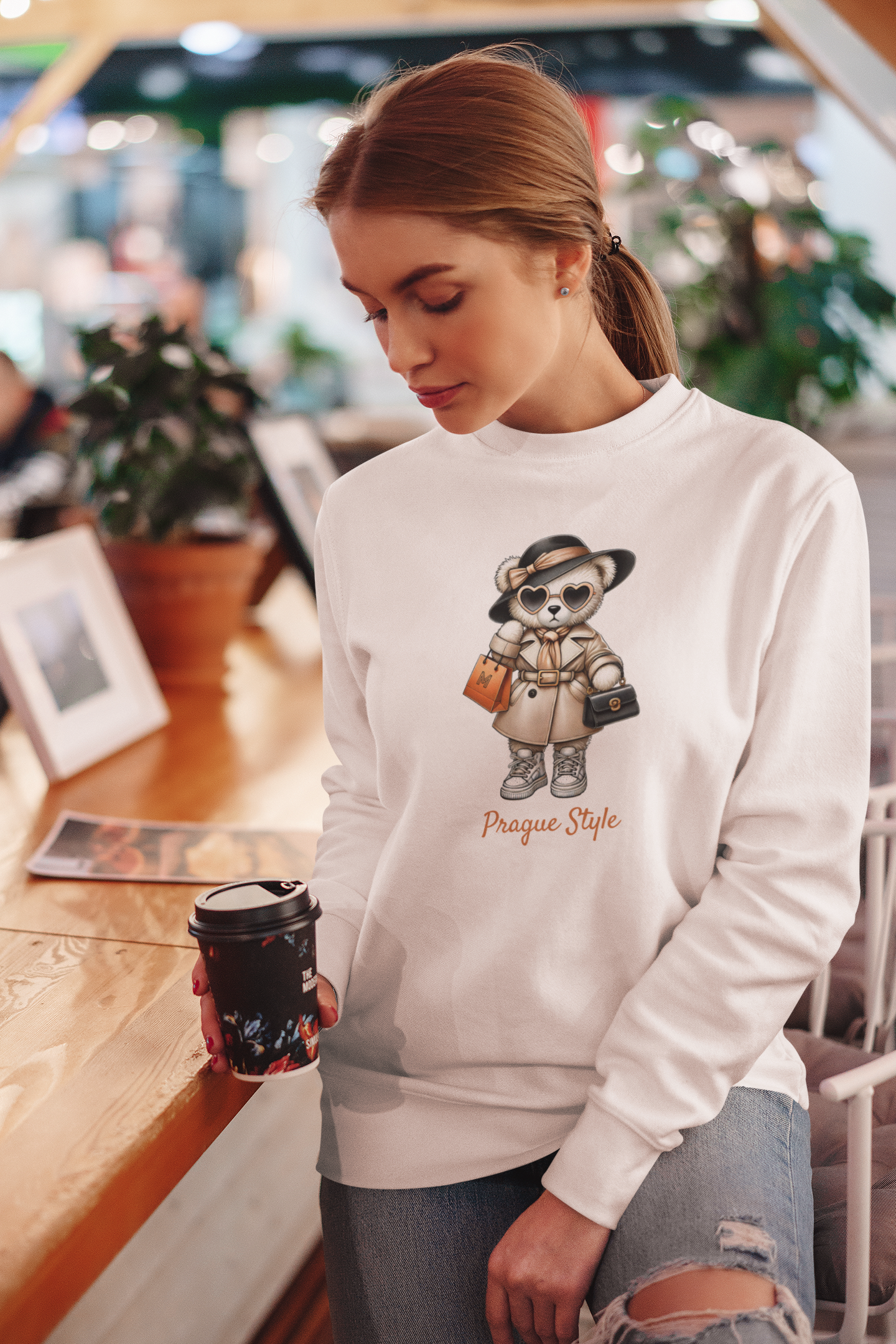Stylish unisex sweatshirt Miss P. Style