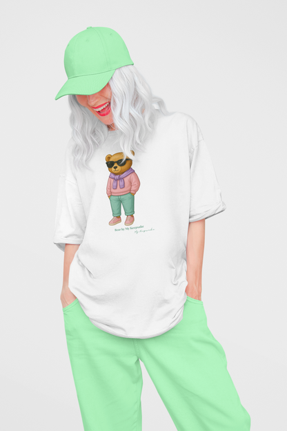 Bear Streetwear T-shirt – pastel teddy bear