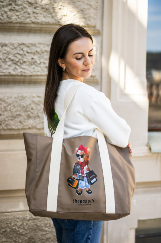 Stylová pletená taška Shopaholic | My Keepsake