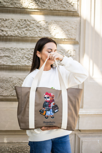 Stylová pletená taška Shopaholic | My Keepsake