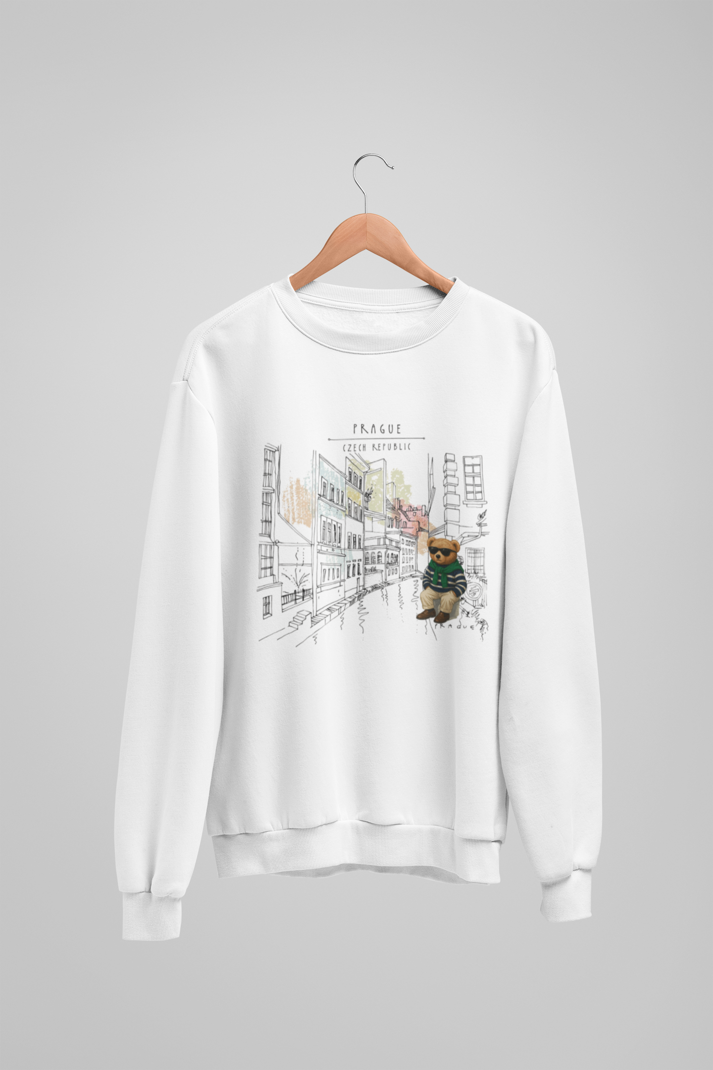 Bear Prague Sweatshirt – Sketch Edition
