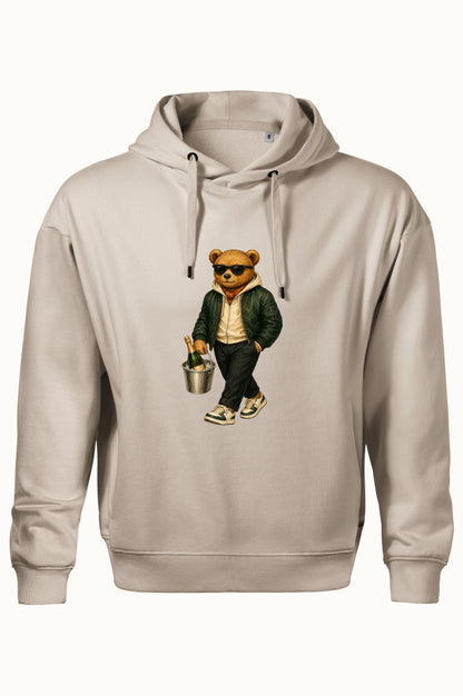Pánská mikina s medvídkem Champagne Weekend Bear – šedá, produktová fotografie 19