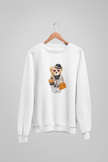City Shopper Bear Sweatshirt – Stylisches City Bear