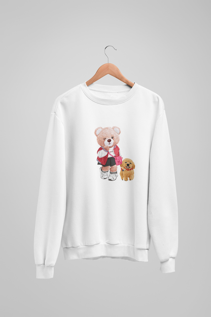 Best Friends Girl Bären-Sweatshirt – Urban Cool