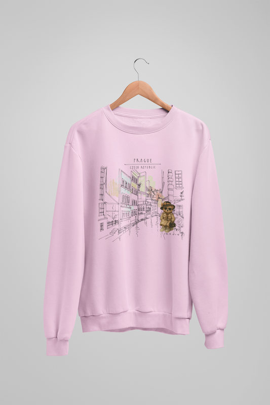 Mikina s medvídkem Miss Bear Prague – Sketch Edition