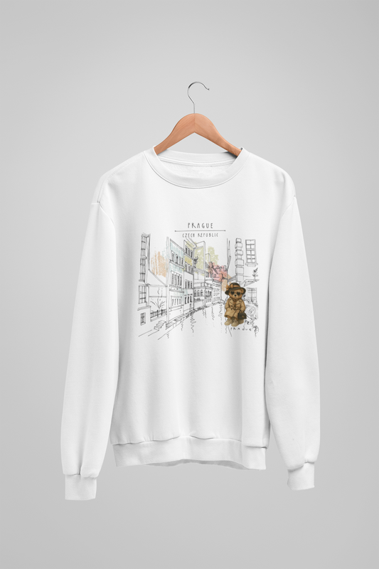 Mikina s medvídkem Miss Bear Prague – Sketch Edition