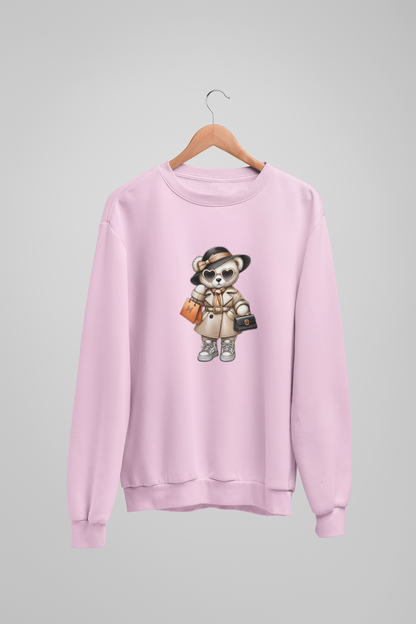 Miss City Chic Bären-Sweatshirt